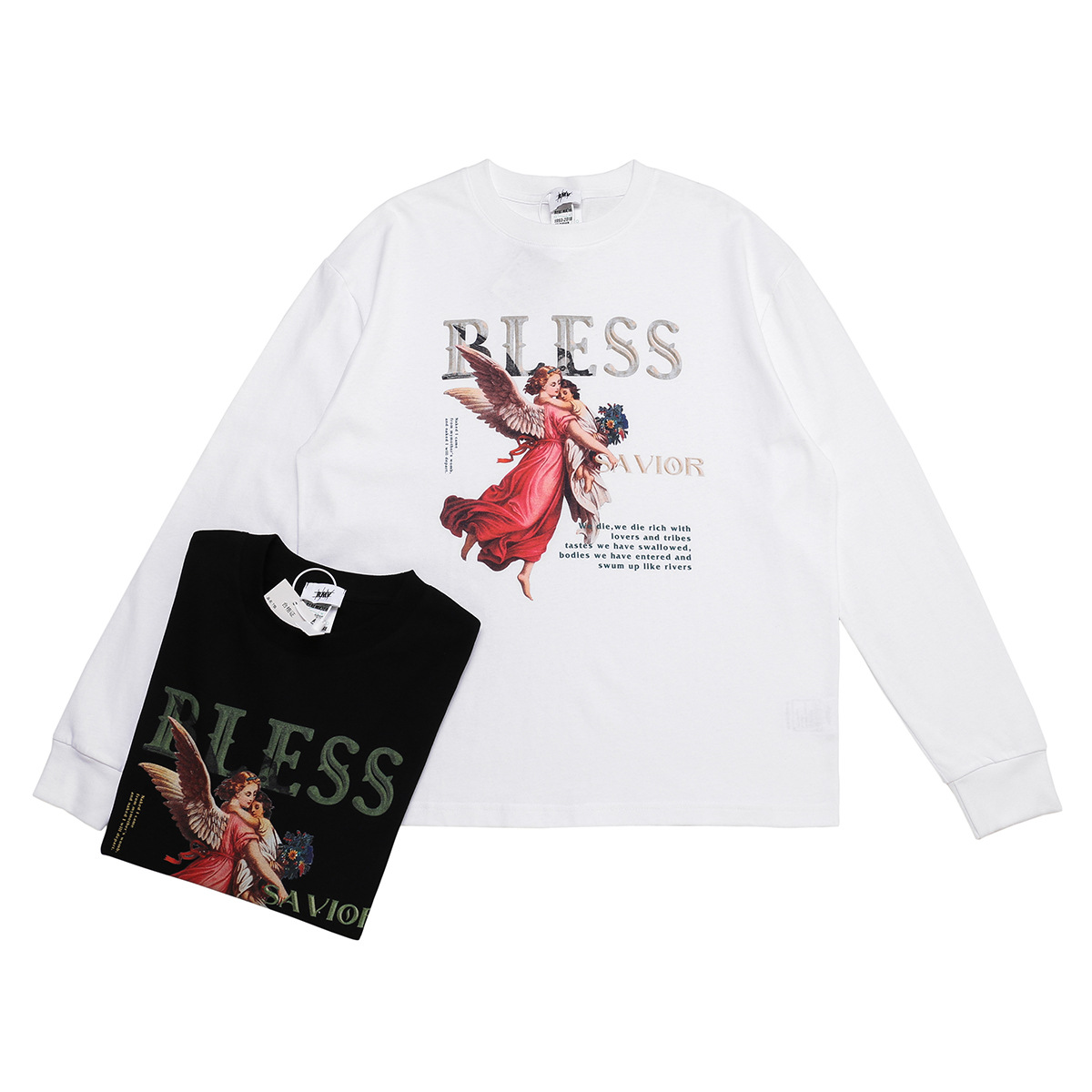 Men's round neck hoodie