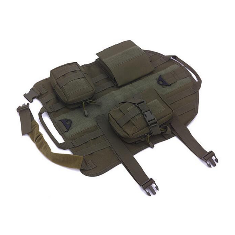 Tactical dog clothing dog vest large patrol dog vest Army Green - Shop at LoveMi