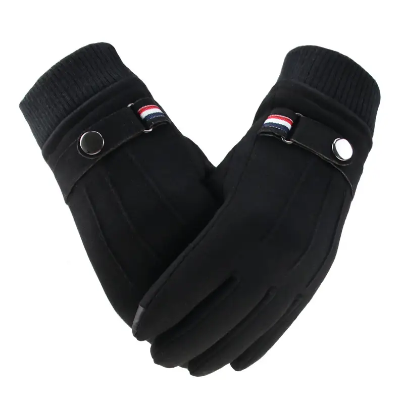 Winter Suede Men's Gloves European and American Version