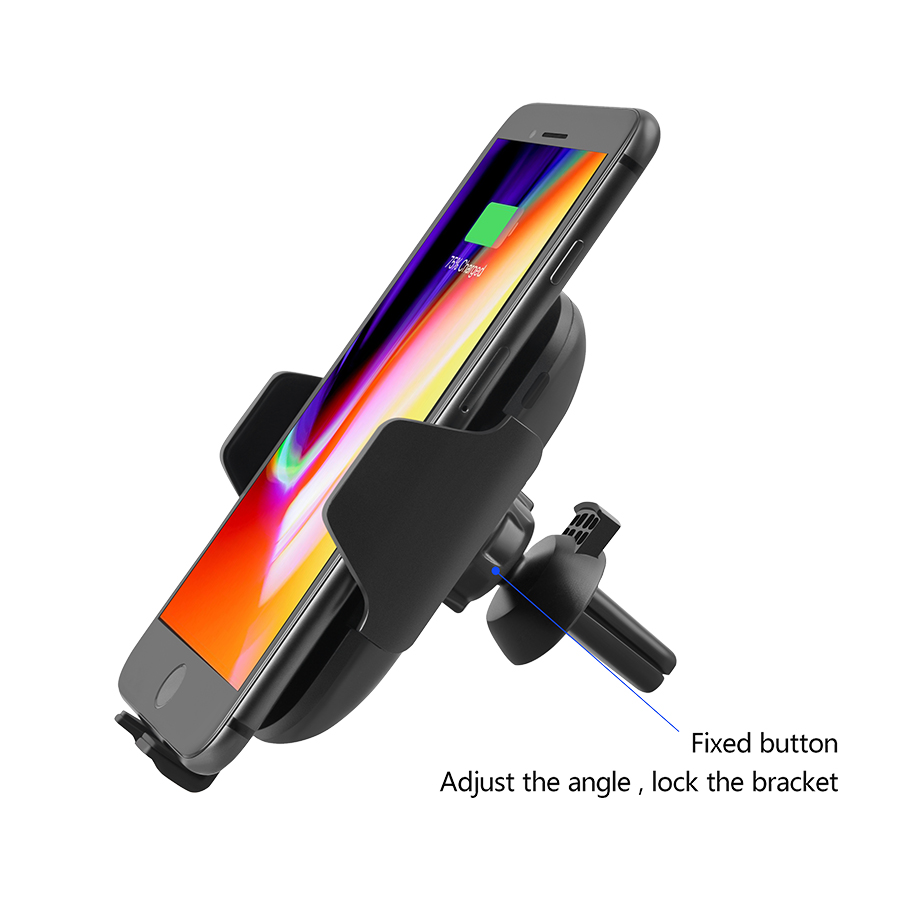 Intelligent automatic car bracket wireless charging