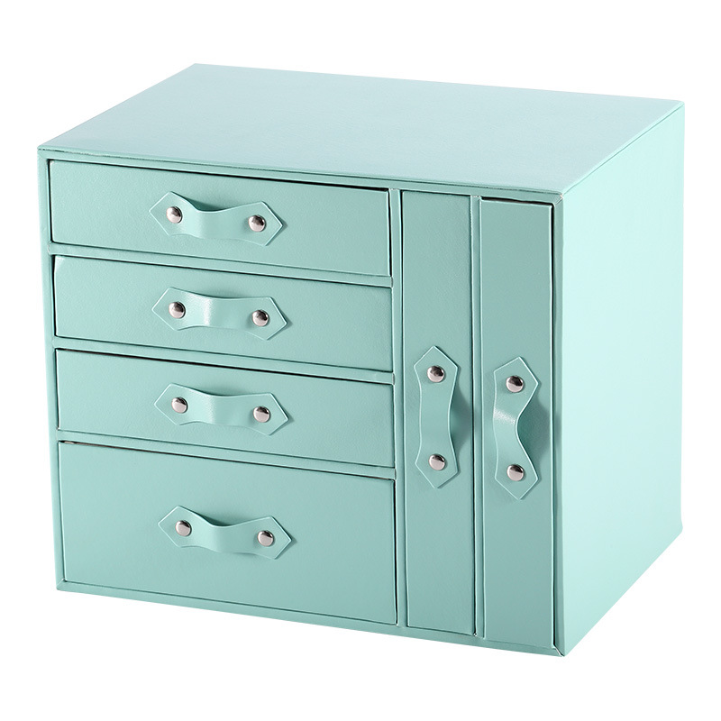 Multi-layer Compartment Ring Jewelry Storage Box — foto 2