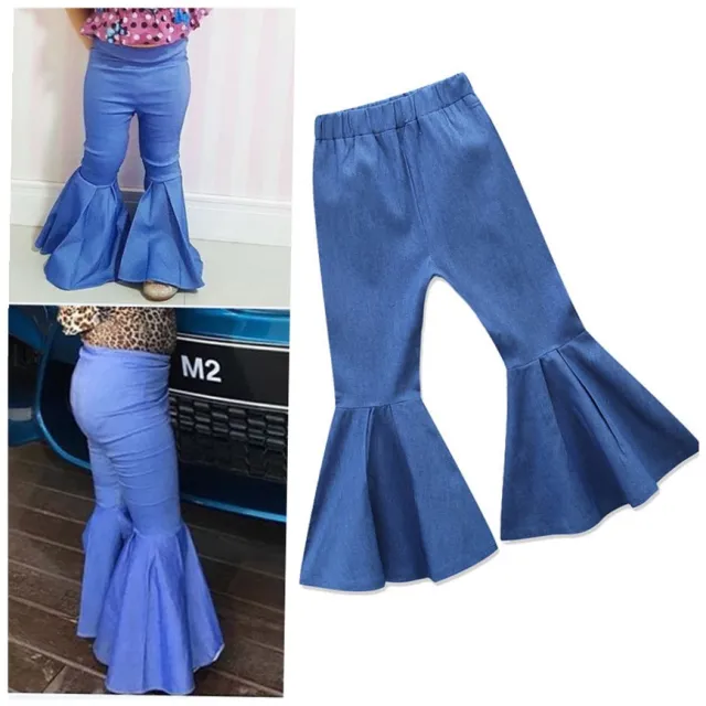 Casual cute wide leg jeans parent child Blue - Shop at LoveMi
