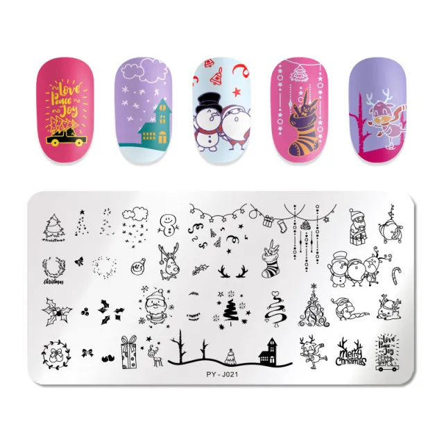 Nail printing plate 021Style - Shop at LoveMi