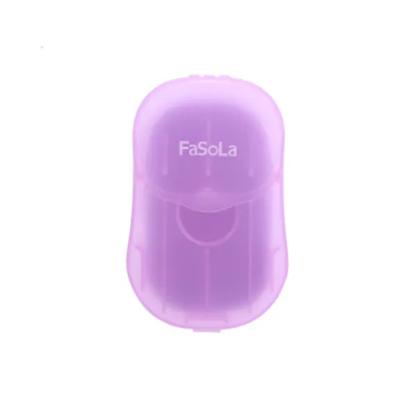 New Convenient Boxed Disposable Mini Soap Tablets For Travel Use Lavender 10Pcs - Shop at LoveMi
