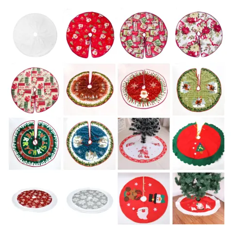 Christmas Tree Skirt Decorations Gifts Scene Matching
