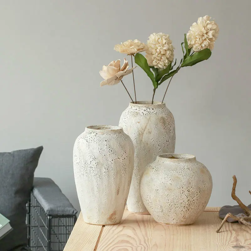 Dried Flowers Ceramic Flower Arrangement Vase