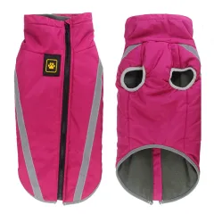 Reflective warm jacket - Rose Red - View 1