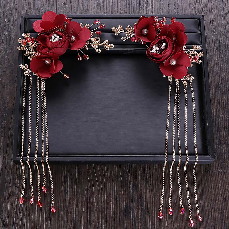 Alloy Flower Hairpin, picture 3 of 4
