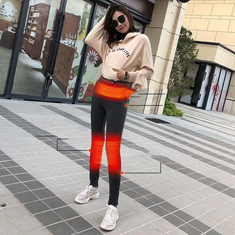 Smart temperature control heating pants usb charging