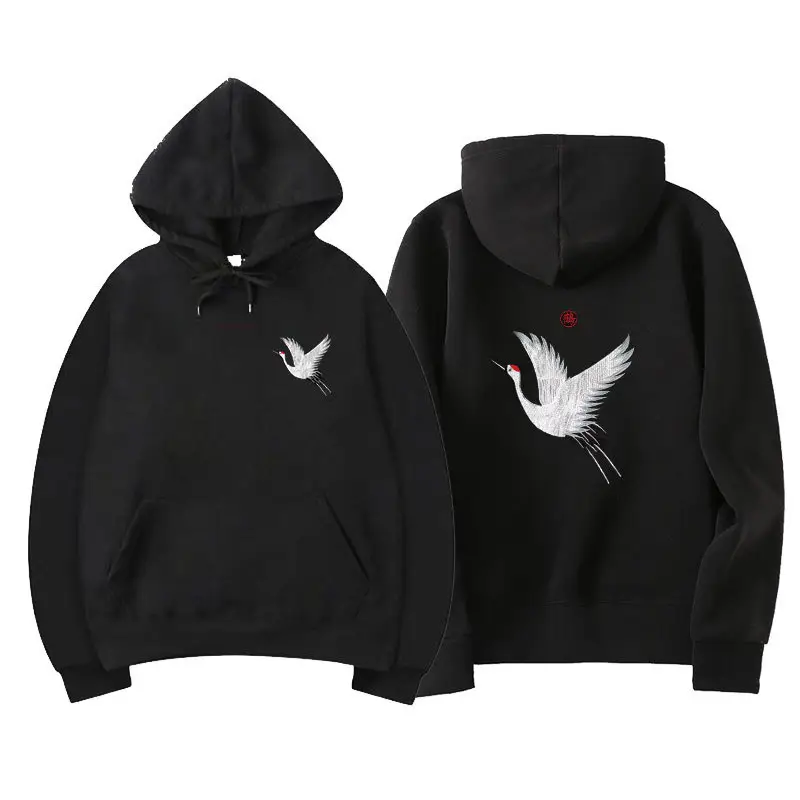 Hip Hop Hoodie Embroidered