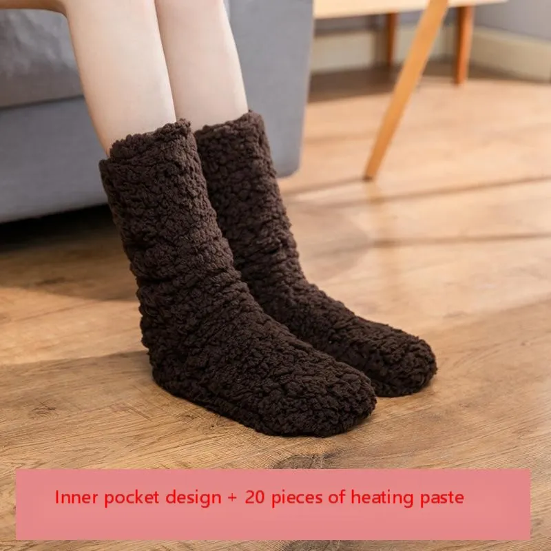 Winter foot warmer foot warmer artifact feet - Coffee