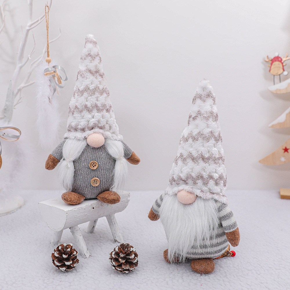 Rudolph the old man in the forest ornaments