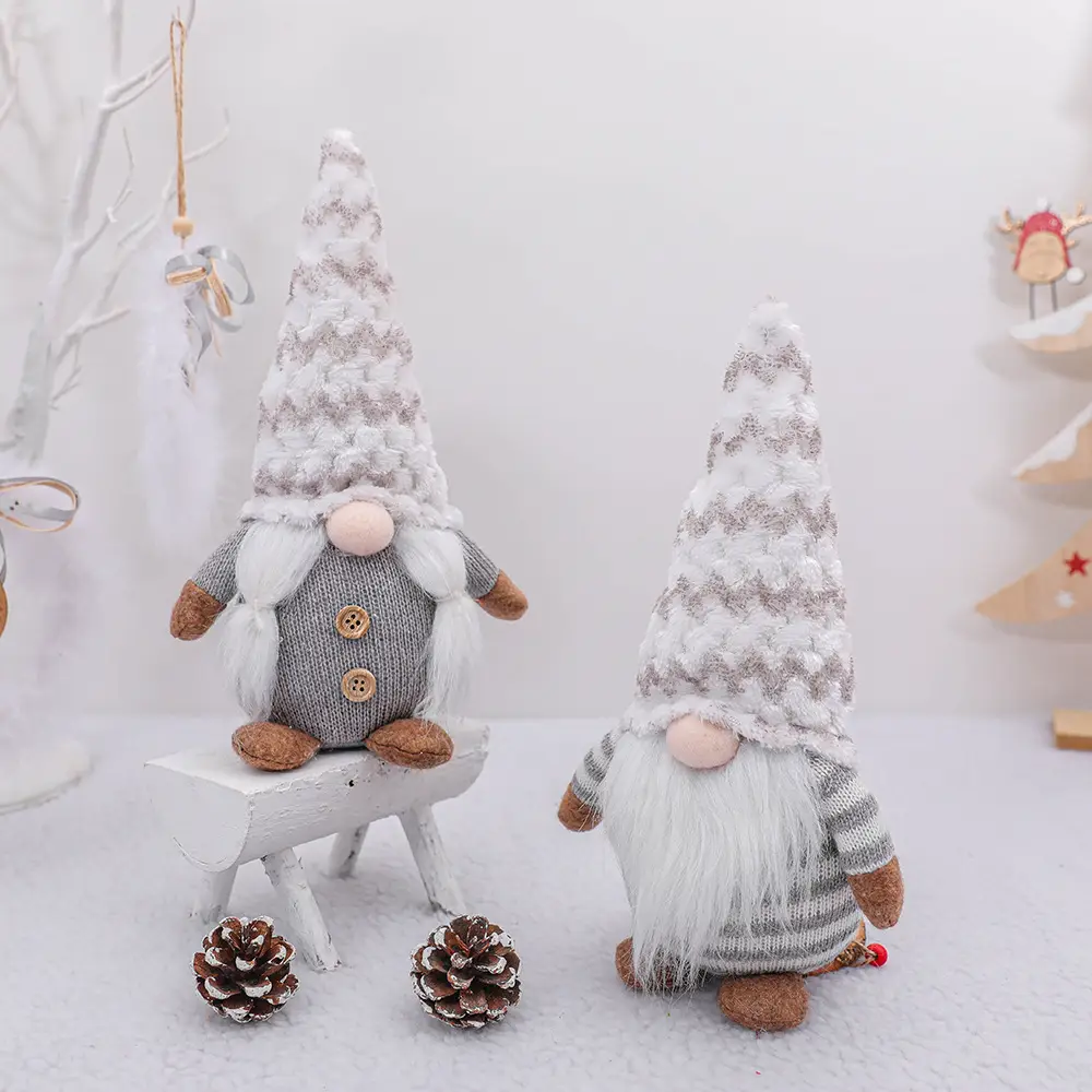 Rudolph the old man in the forest ornaments