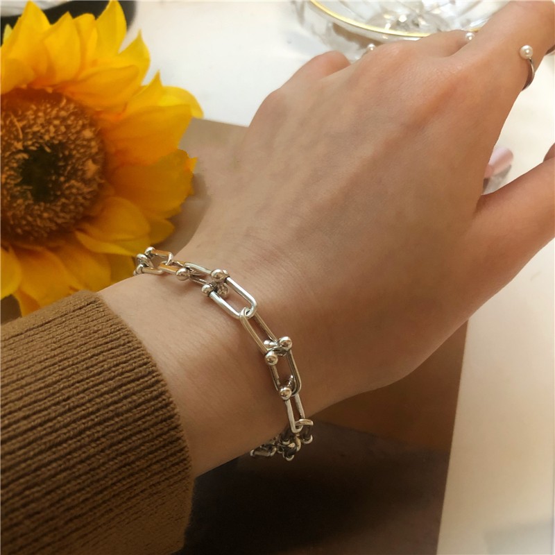 European and American heavy industry bracelet buckle jewelry