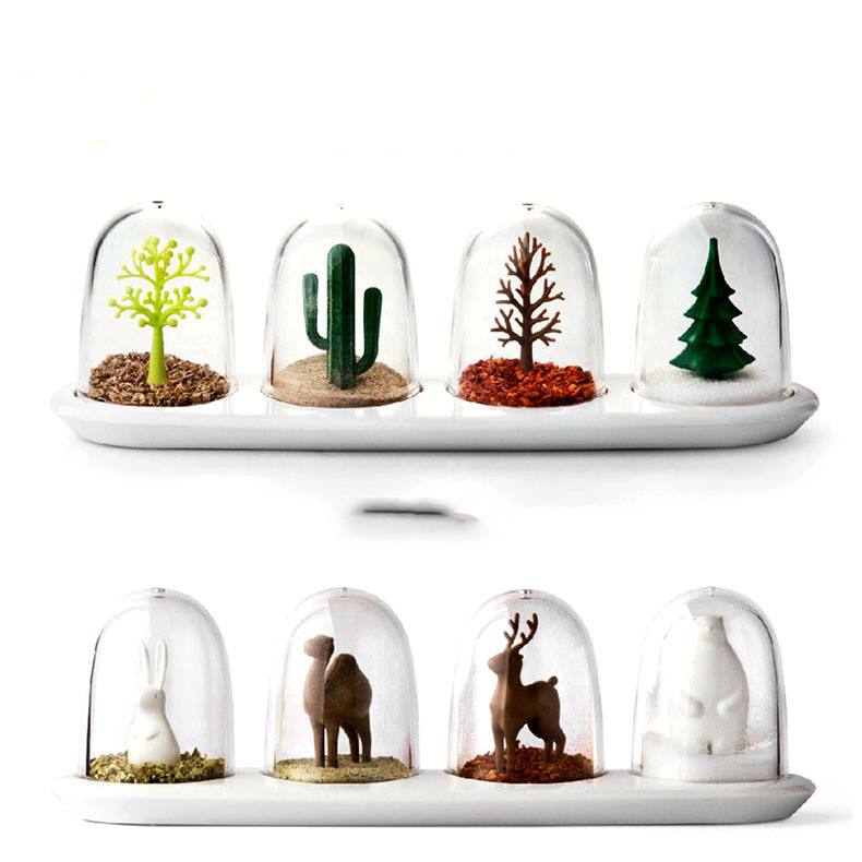 Creative seasoning box seasoning jar（4PC）