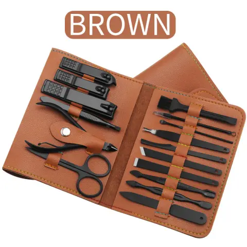 16pcs Set Nail Clipper Cutter Trimmer Ear Pick Grooming