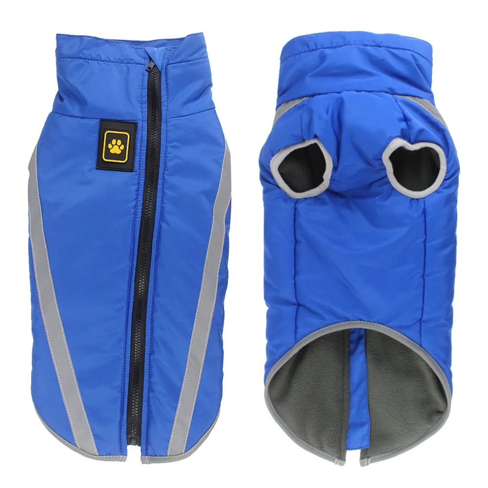 Reflective warm jacket - Blue