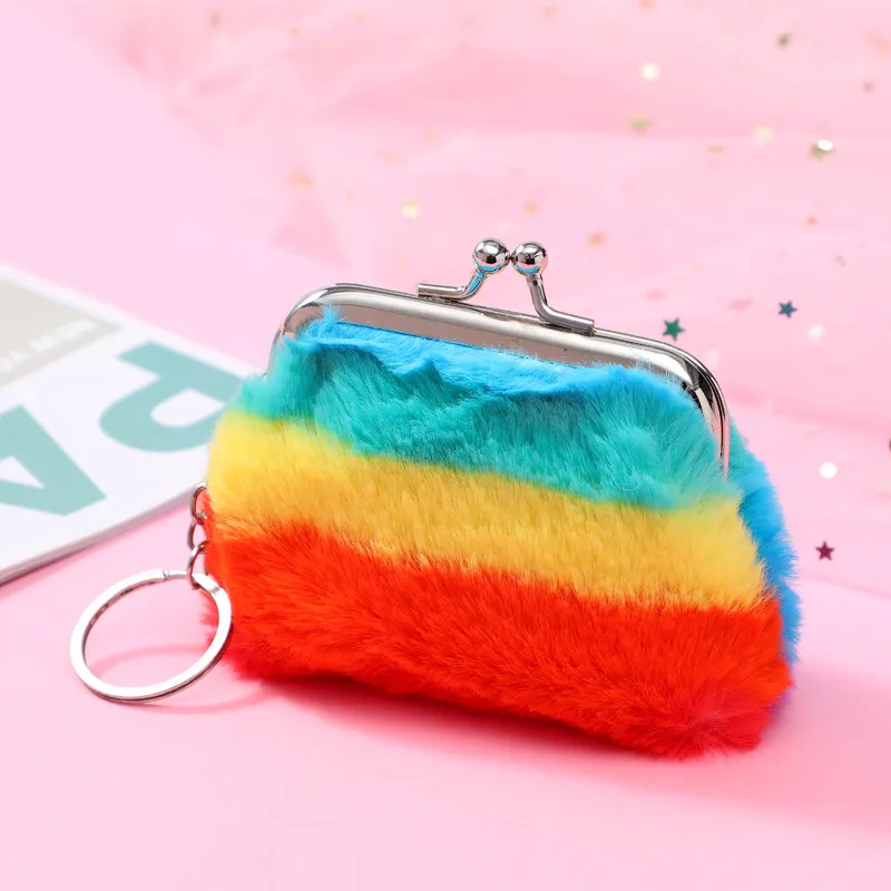 Plush coin purse - Multicolor
