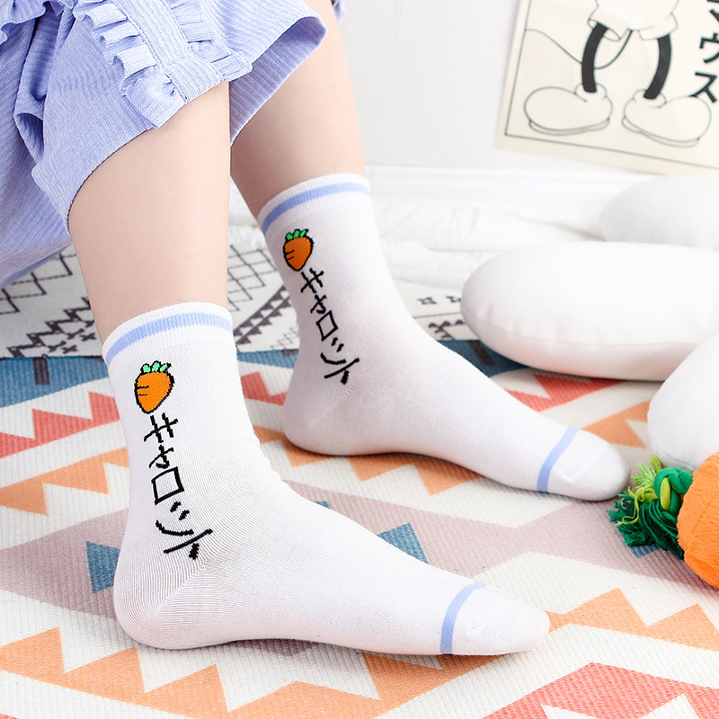 Japanese fruit cotton Women's socks