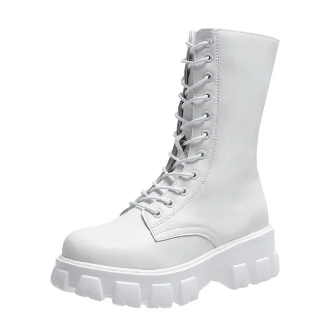 Comfortable fashion casual Martin boots White - Shop at LoveMi