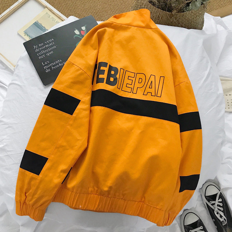 Fashion and leisure college windbreaker coat