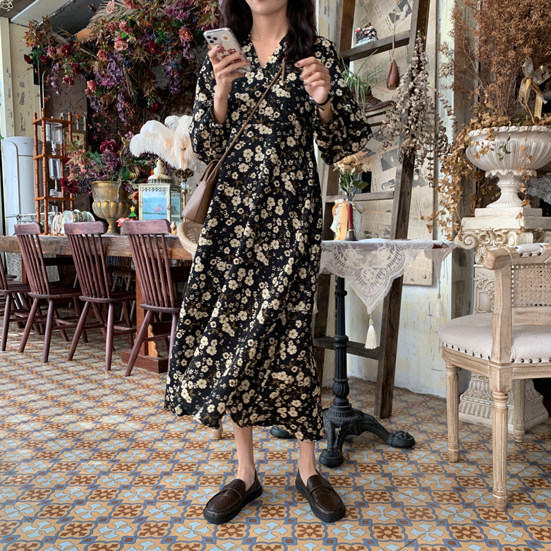 Lace-Up Brocade Midi Dress, picture 10 of 10