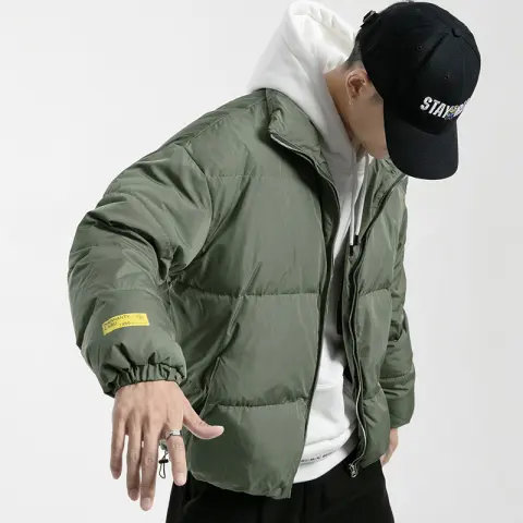Men's Stand Collar Padded Jacket