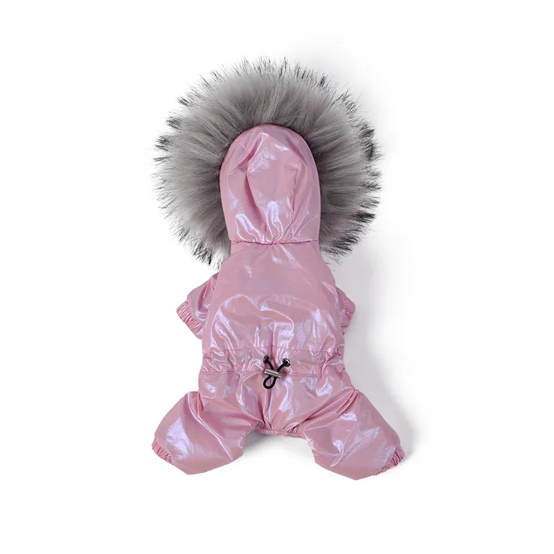 Winter Pet Down Padded Coat Dog Clothes - Pink