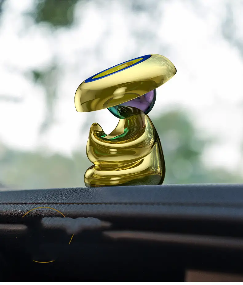 Multifunctional gift rotating magnet holder