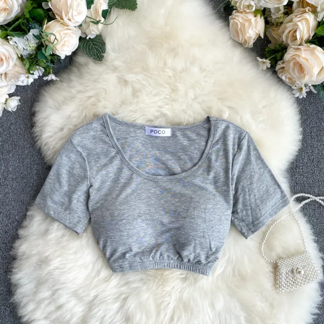 new women's blouse basic Grey - Shop at LoveMi