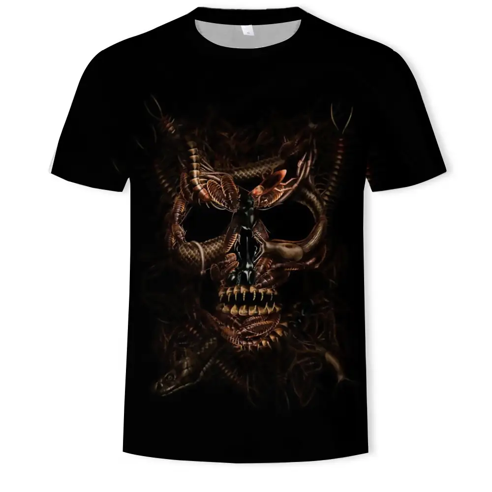 Men's Short Sleeve T-shirt Round Neck Print Casual T-shirt