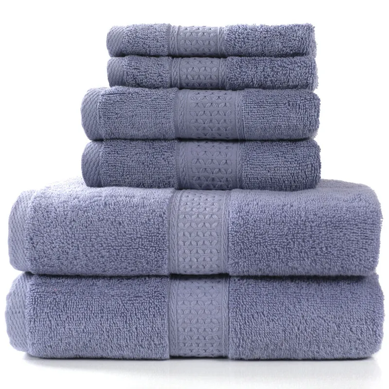 Cotton absorbent towel set of and - Garnet