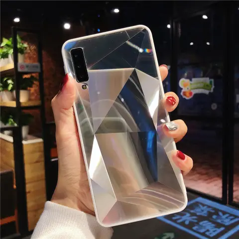 Diamond Pattern Rhombus Mirror Phone Case