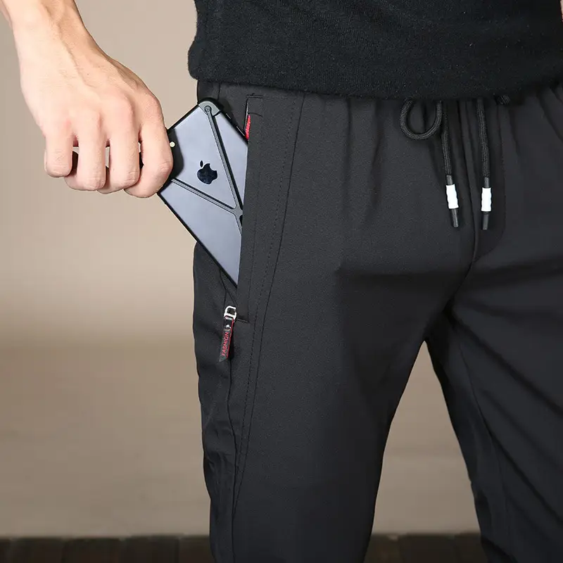 Straight stretch Korean casual pants