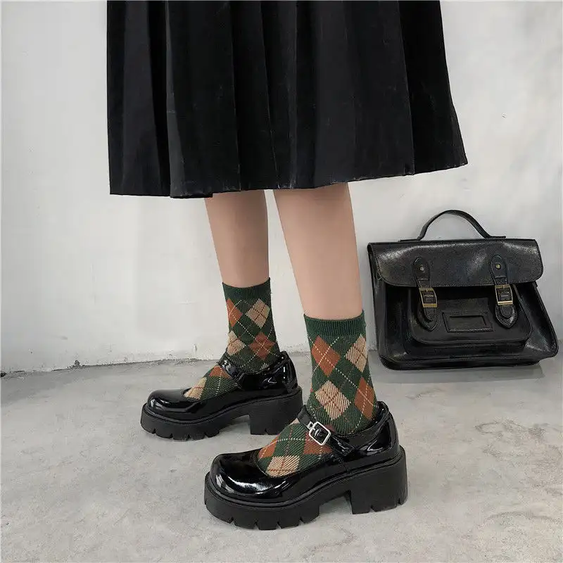Mary Jane shoes small size thick heel