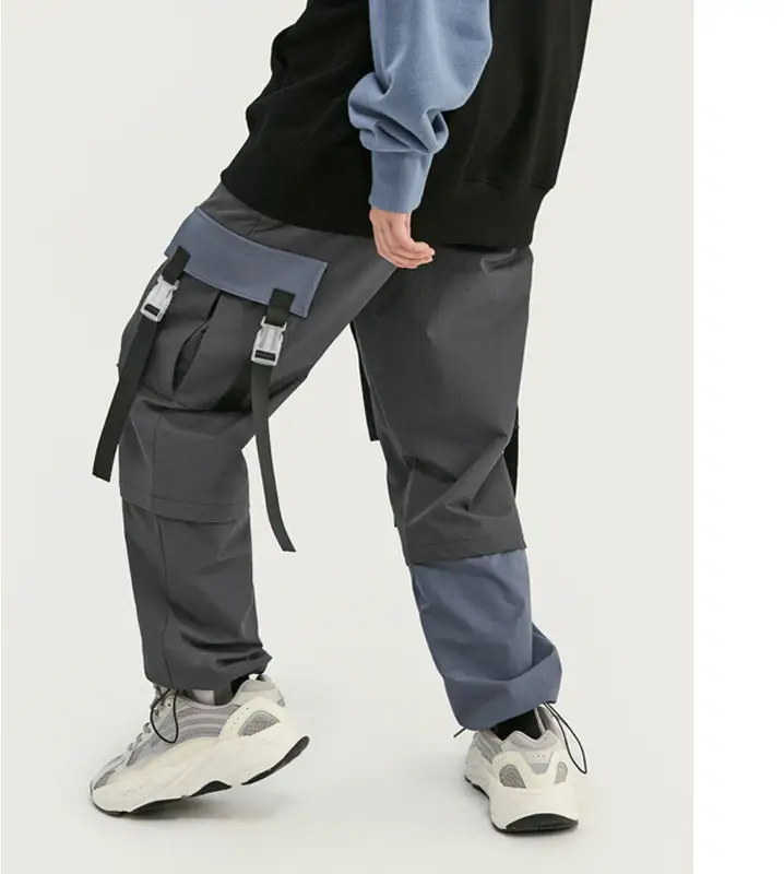 Men's stretch drawstring drawstring windbreaker