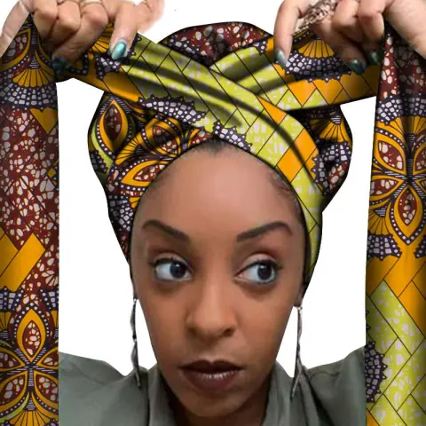 African Printed Hair Accessories