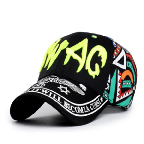 Letter baseball cap Green - Shop at LoveMi
