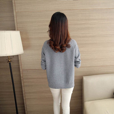 Casual outer wear long-sleeved bottoming sweater