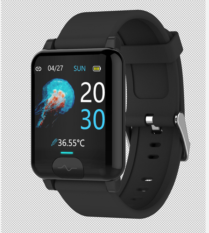 Body temperature, blood oxygen, smart bracelet