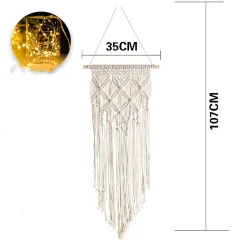 Woven Dream Catcher Charm Wind Chime Mori Series Nordic Charm - 4 Style - View 1