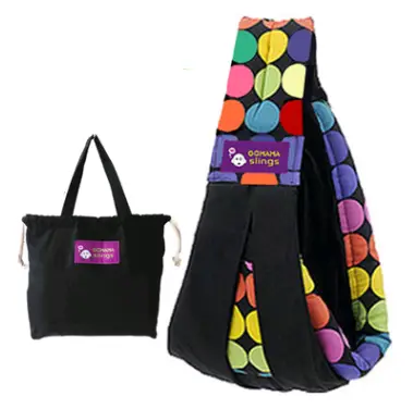 Cotton breathable sling baby carrier baby bag back pocket