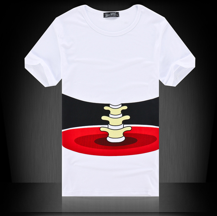 Summer Men's Short Sleeve T-Shirt Men's Cotton 3D Big Hand Short Sleeve T-Shirt — photo 9