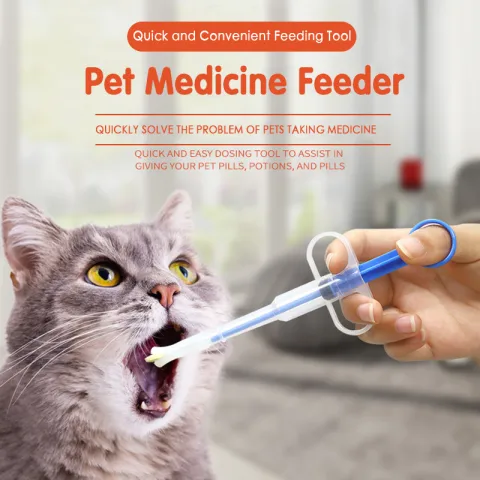 Convenient Pet Medicine Pills Feeder Device Deworming