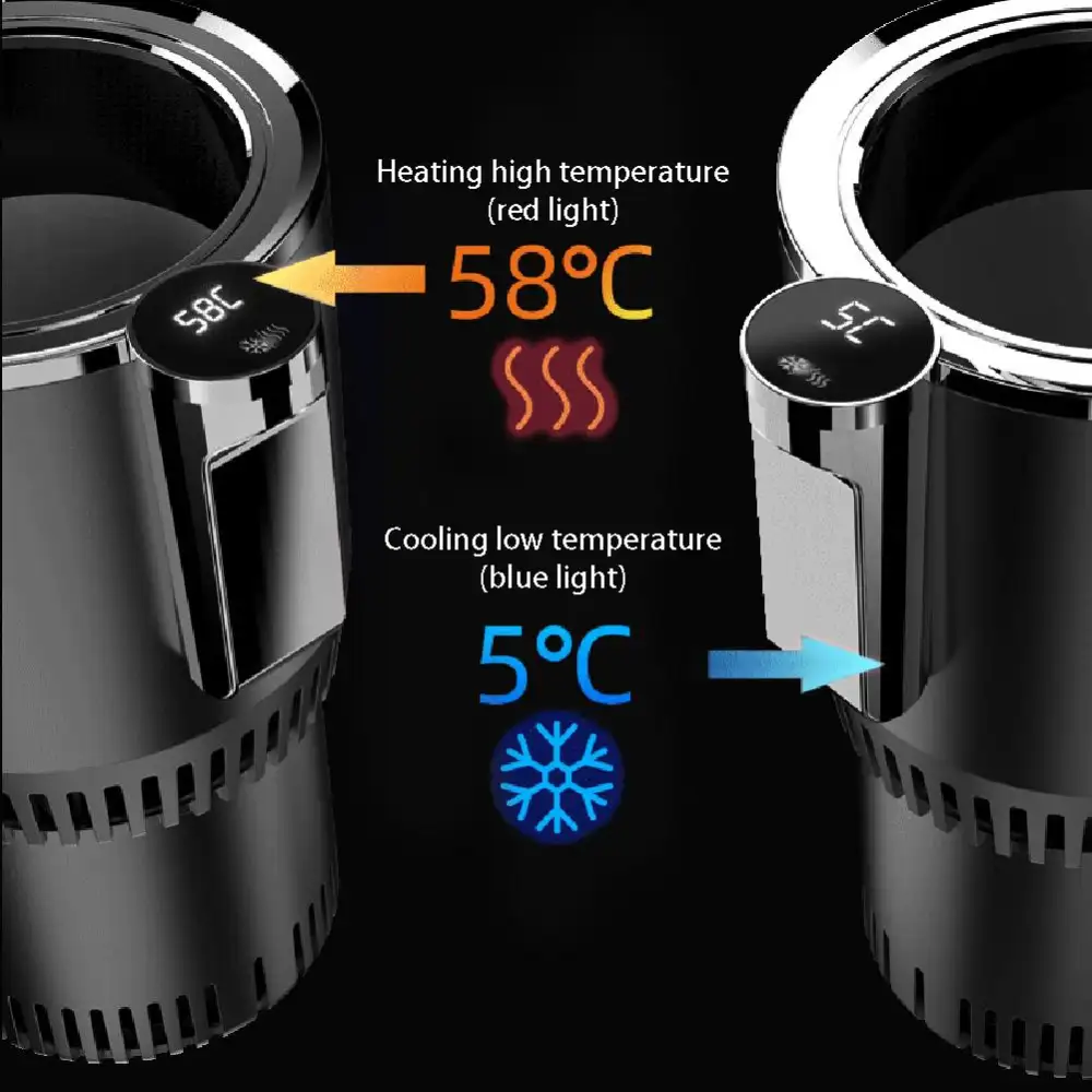 Intelligent Car Cup Warmer Cooler 2 in 1
