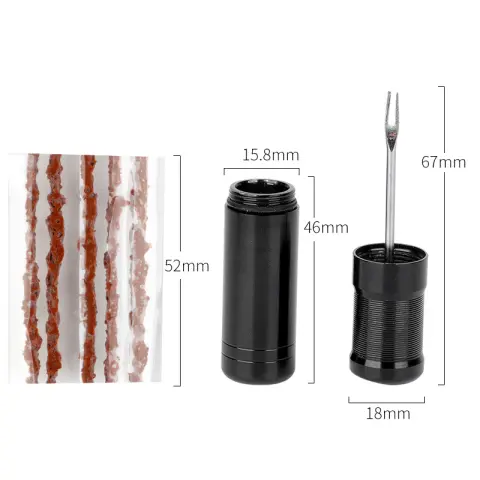 Bicycle Tire Repair Tool Portable Emergency Rubber Strip Riding