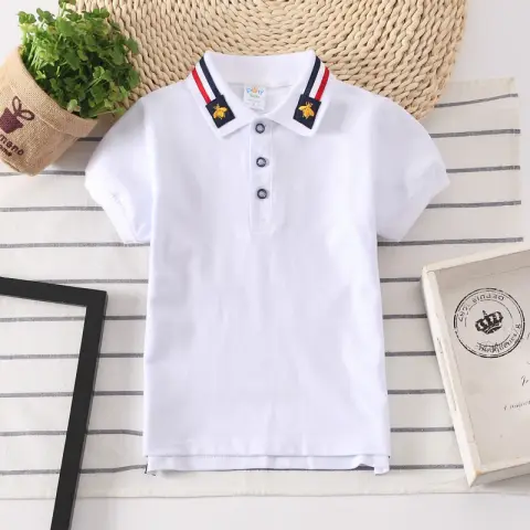 Solid Color Polo Shirt
