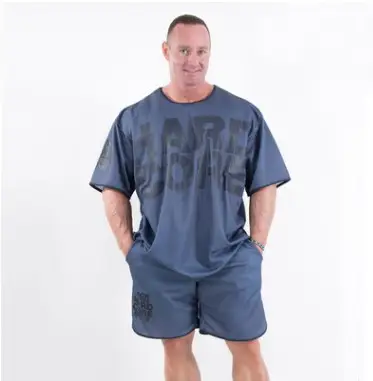 Loose Top Stretch and Quick-drying Large Size Short Sleeve