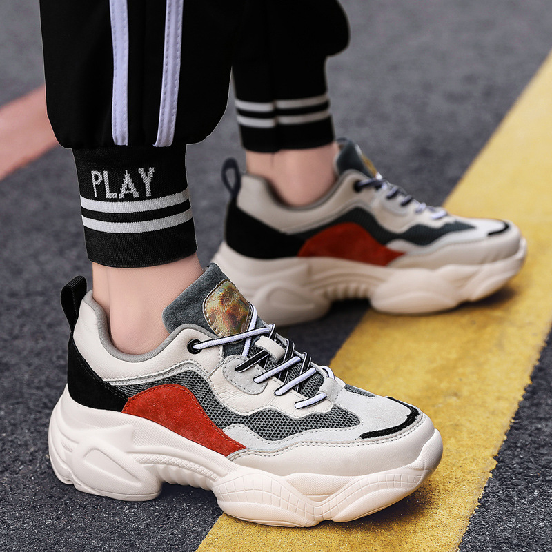 Thick-soled all-match casual shoes