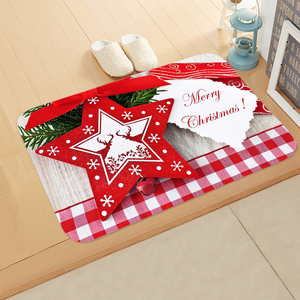 Christmas printed mat